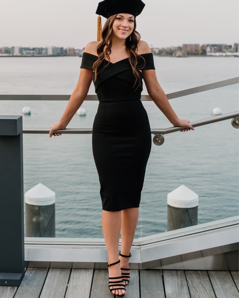 Black Midi Dress - Image 4