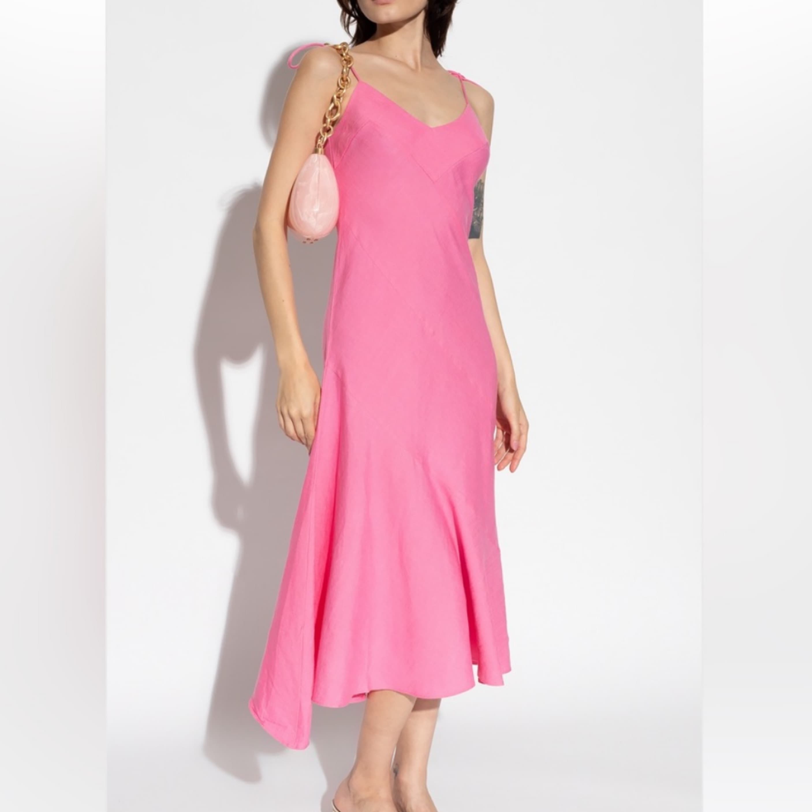 Cult Gaia Linen Veda Dress - Image 3