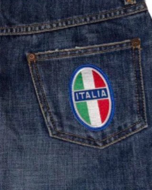 D&G Italia Patch Denim Skirt - Image 3