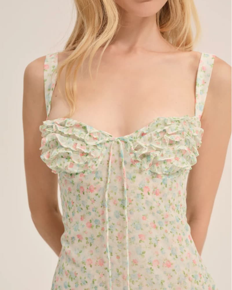 For Love & Lemons Floral Midi - Image 4