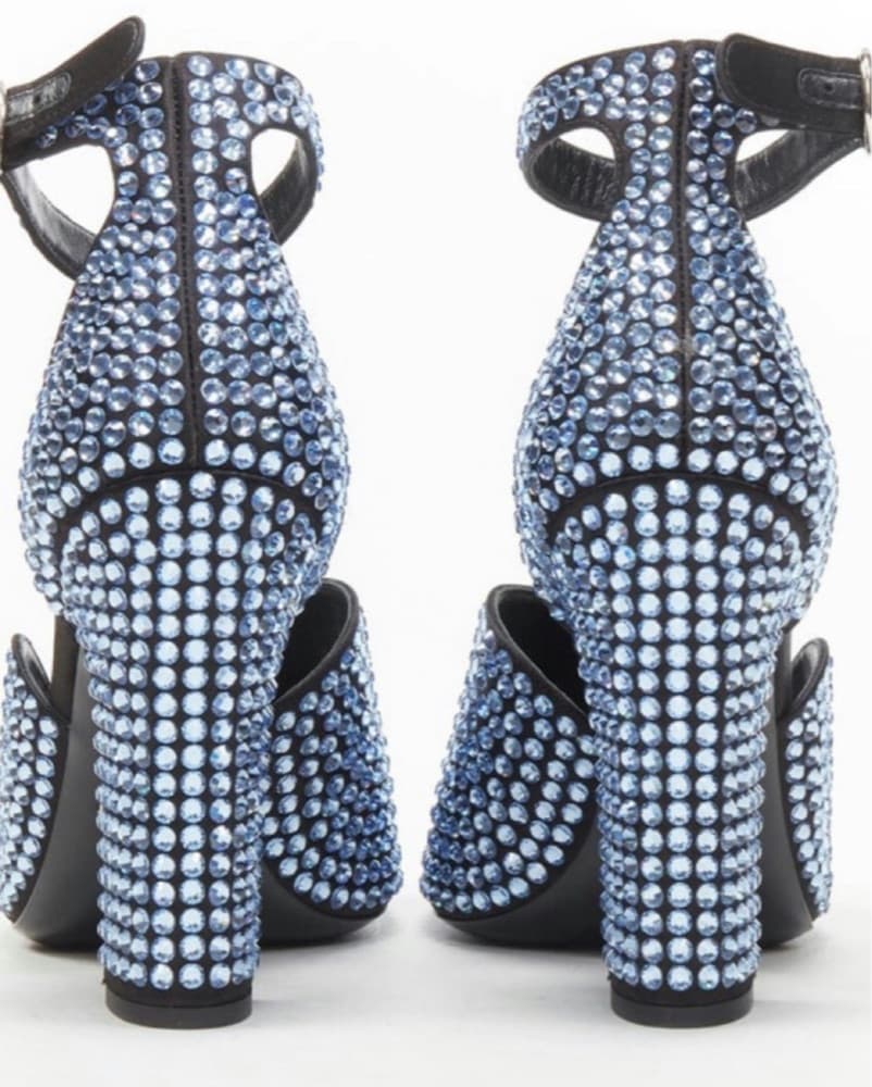 PRADA Crystal Runway Heels - Image 3