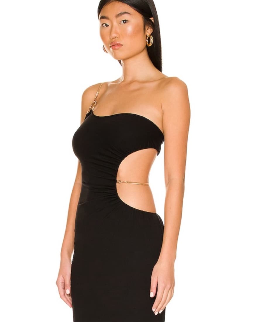 WeWoreWhat Chain Cut Out Midi Dress - Image 2