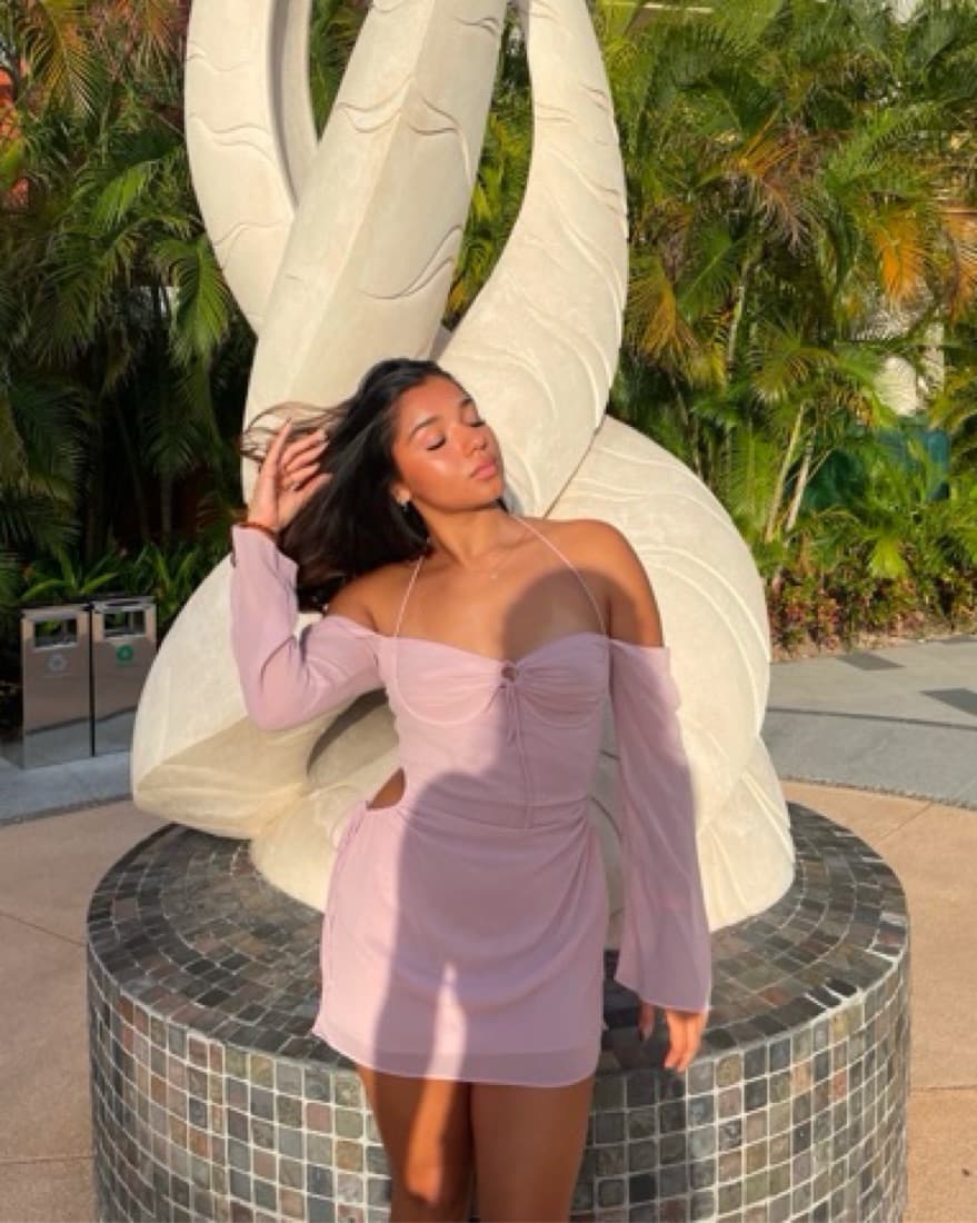 House of CB Vibrant Pink Mini Dress - Image 2