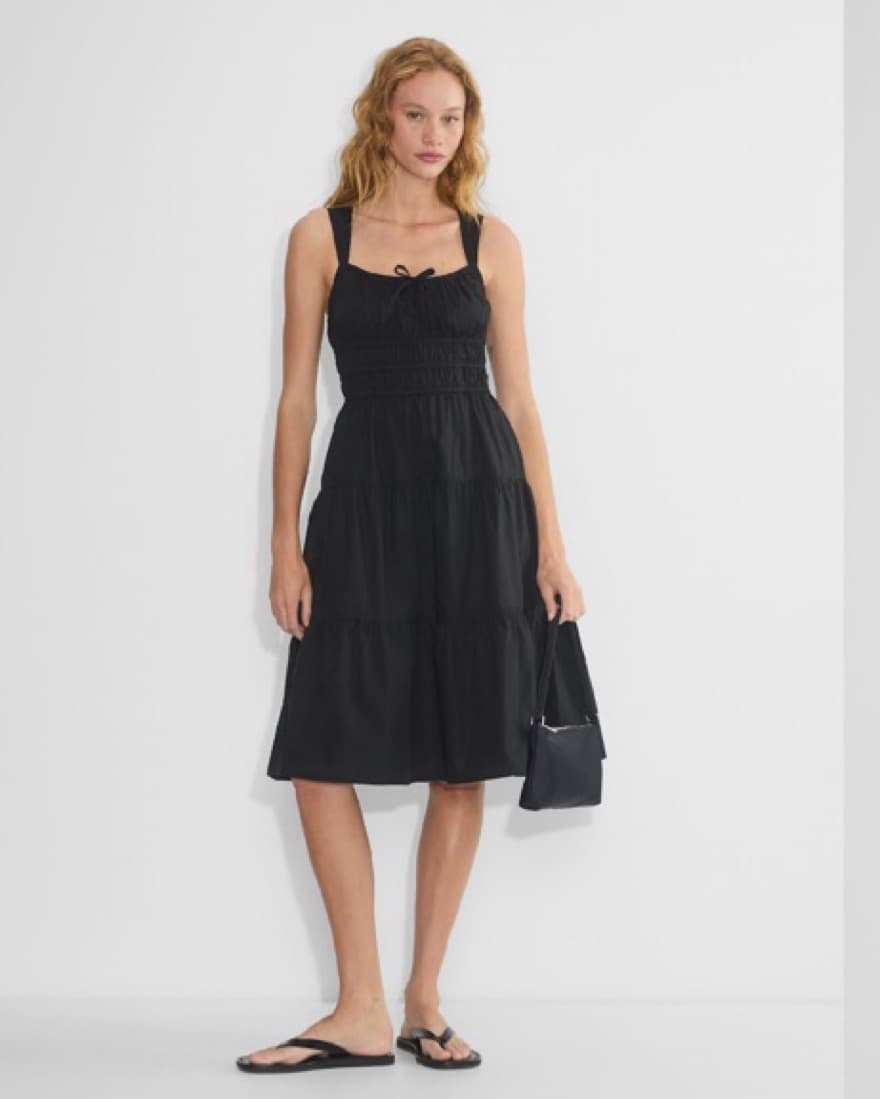 Aritzia sunday Best Black Midi Dress - Image 1