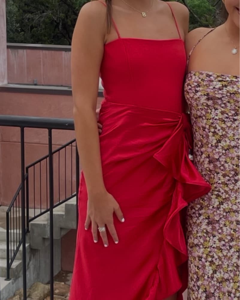 Cinq A Sept Red Gown  - Image 2