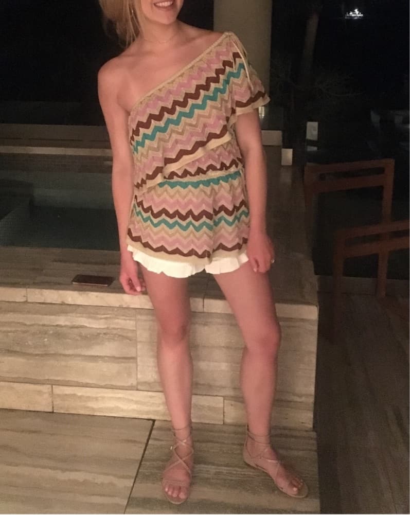 M Missoni Off The Shoulder Peplum Top - Image 1