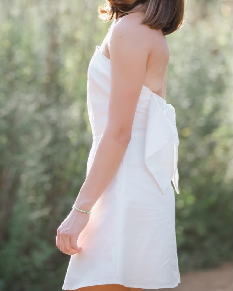 Altar’d State Lillia Strapless Bow Dress - Image 3