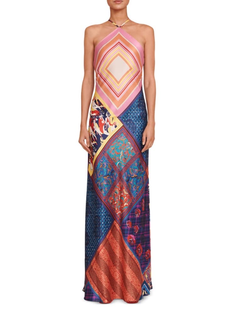 Staud Cubism Halter Dress - Image 1