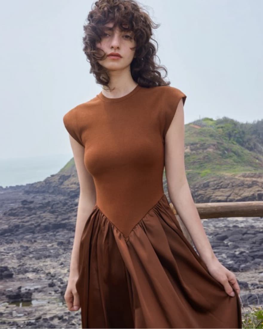 Ancosti - Brown Maxi Dress - Image 3