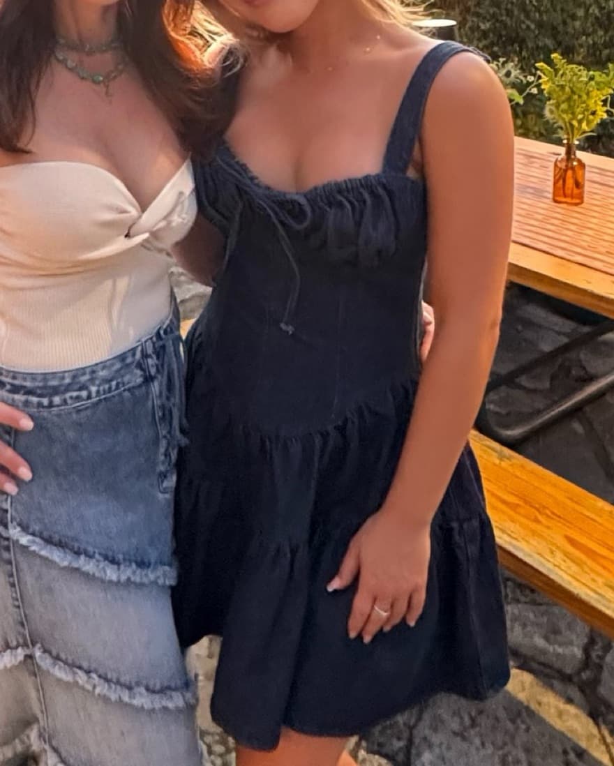 Denim Peppermayo Mini Dress - Image 2