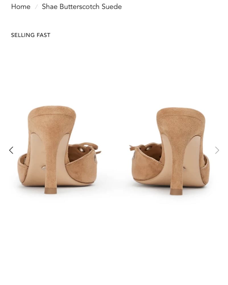 Tony Bianco Shae Butterscotch Suede Heel - Image 4