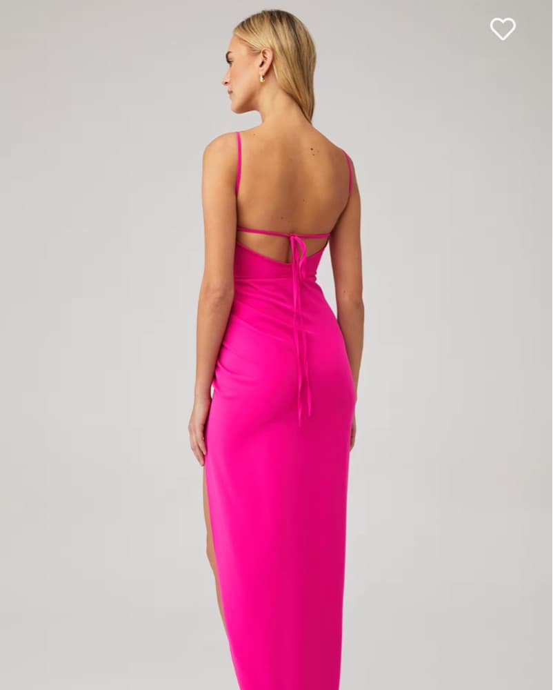 Amanda Uprichard Jasalina Maxi In Pink - Image 2
