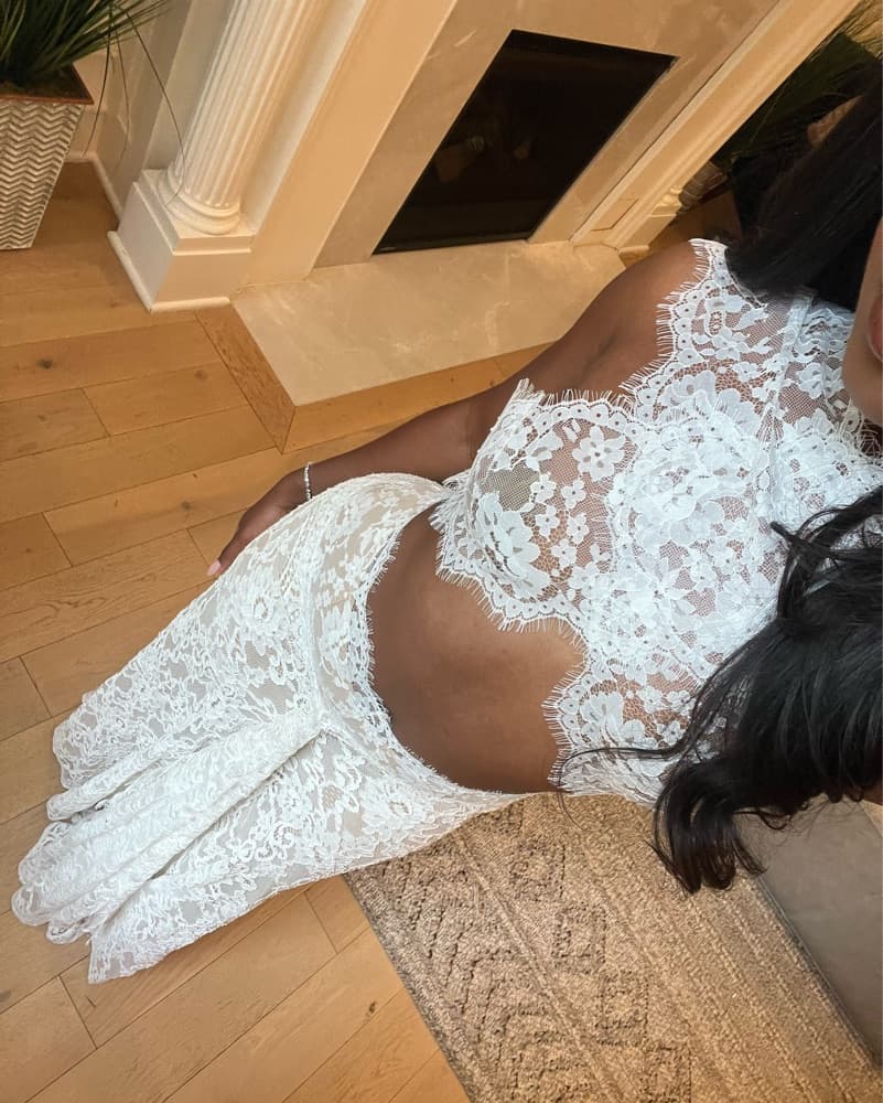 Bronx And Banco Naia Lace Gown - Image 3