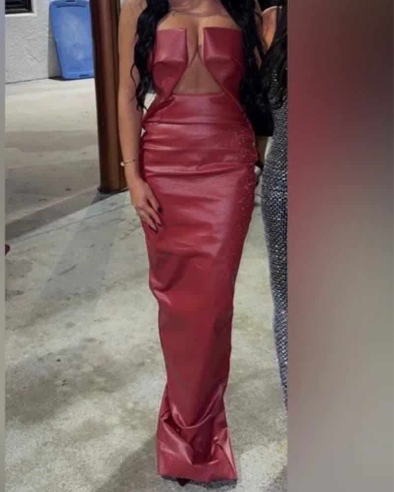 Rick Owen’s Leather Dress - Image 2