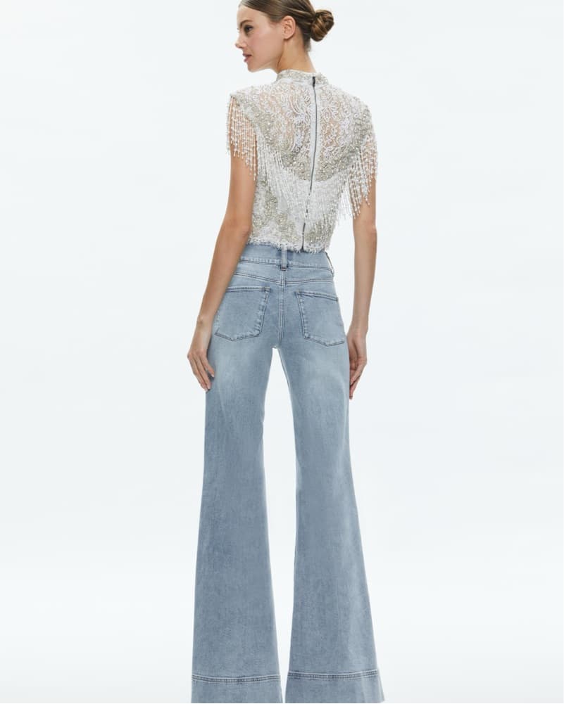 Embellished Fringe Top ByAlice & Olivia  - Image 3