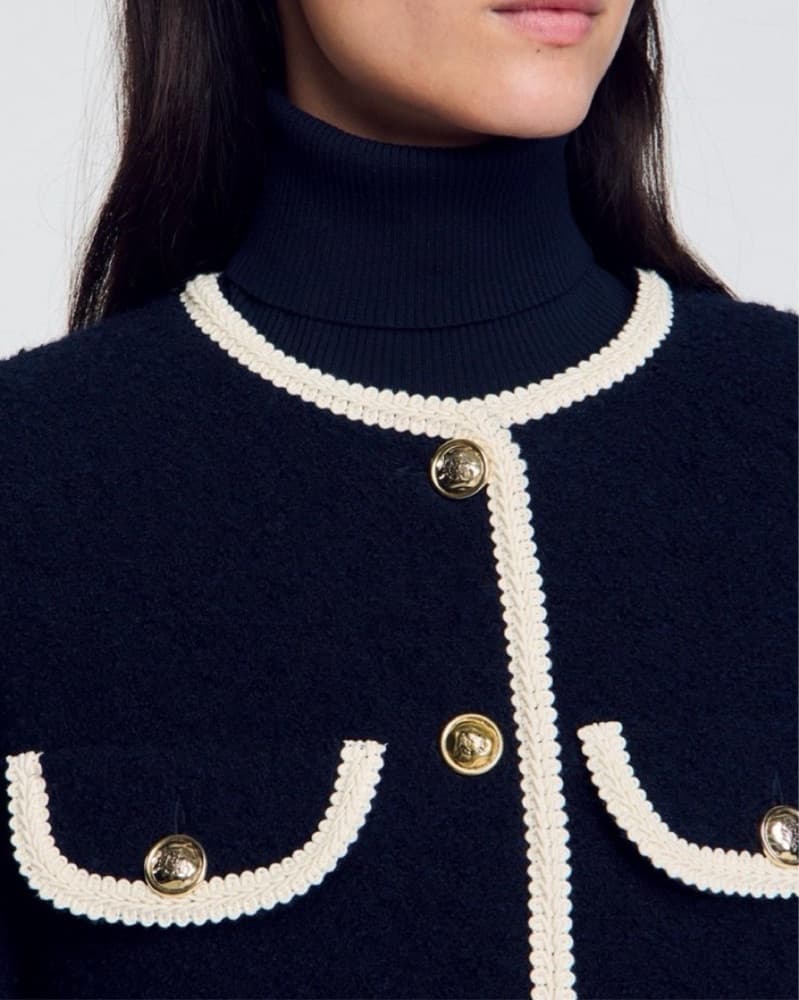 Sandro Ronald Tweed Jacket - Image 3