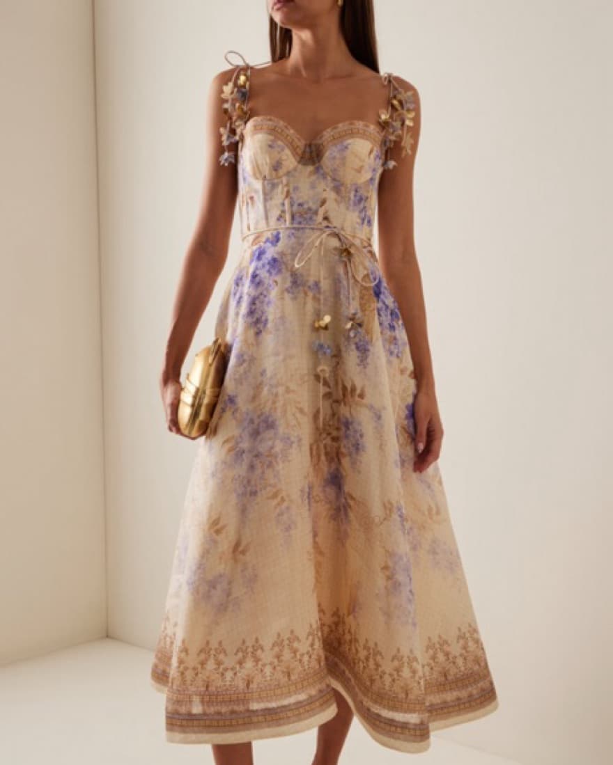 Zimmermann Dawning linen-silk Midi - Image 3