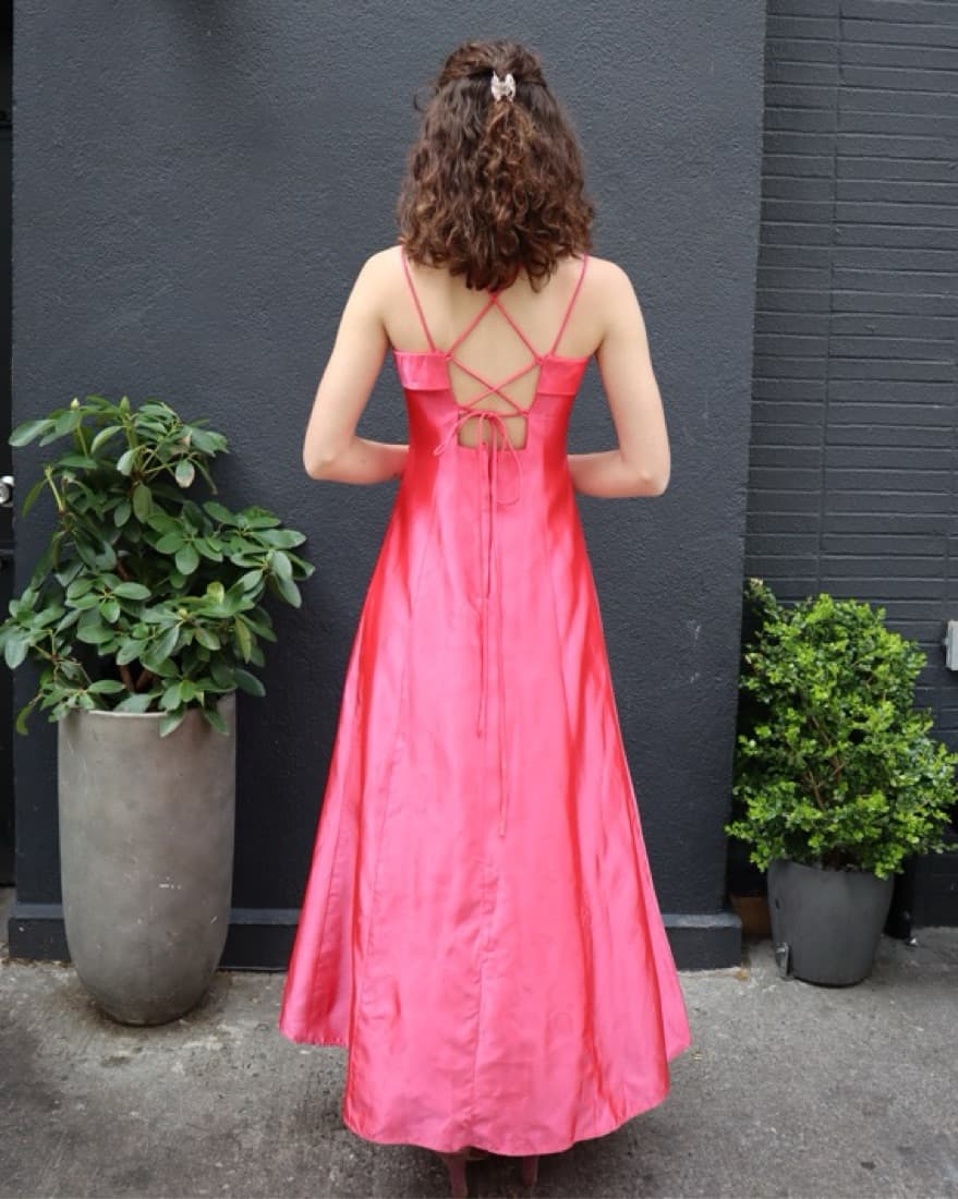 Vintage Roberta Pink Dress - Image 2