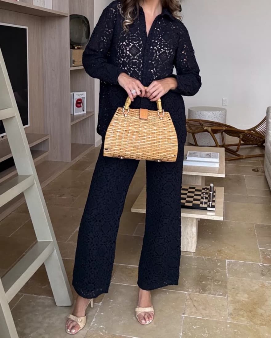 Sezane Black Lace Set - Image 1