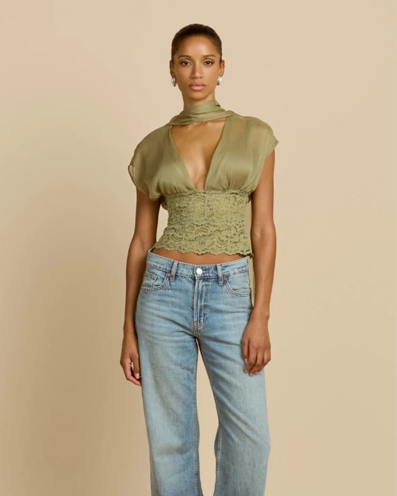 Arcina Ori Pistachio Top - Image 3