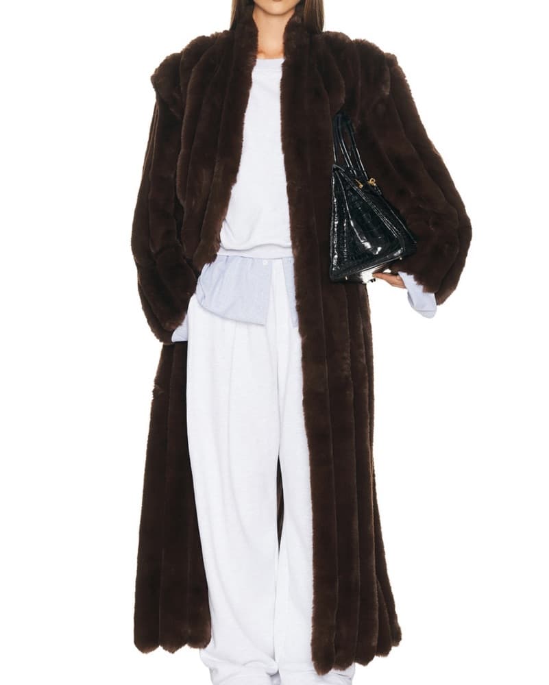 Helsa Irina Faux Fur Coat XXS/XS - Image 2