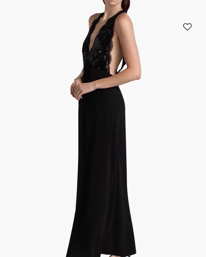 Rammy Brook Black Gown - Image 3