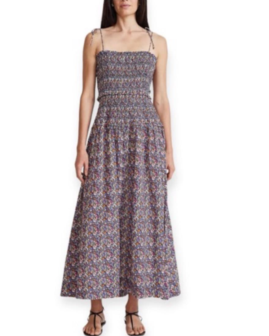 Apiece Apart Smocked Midi Dress - Image 1
