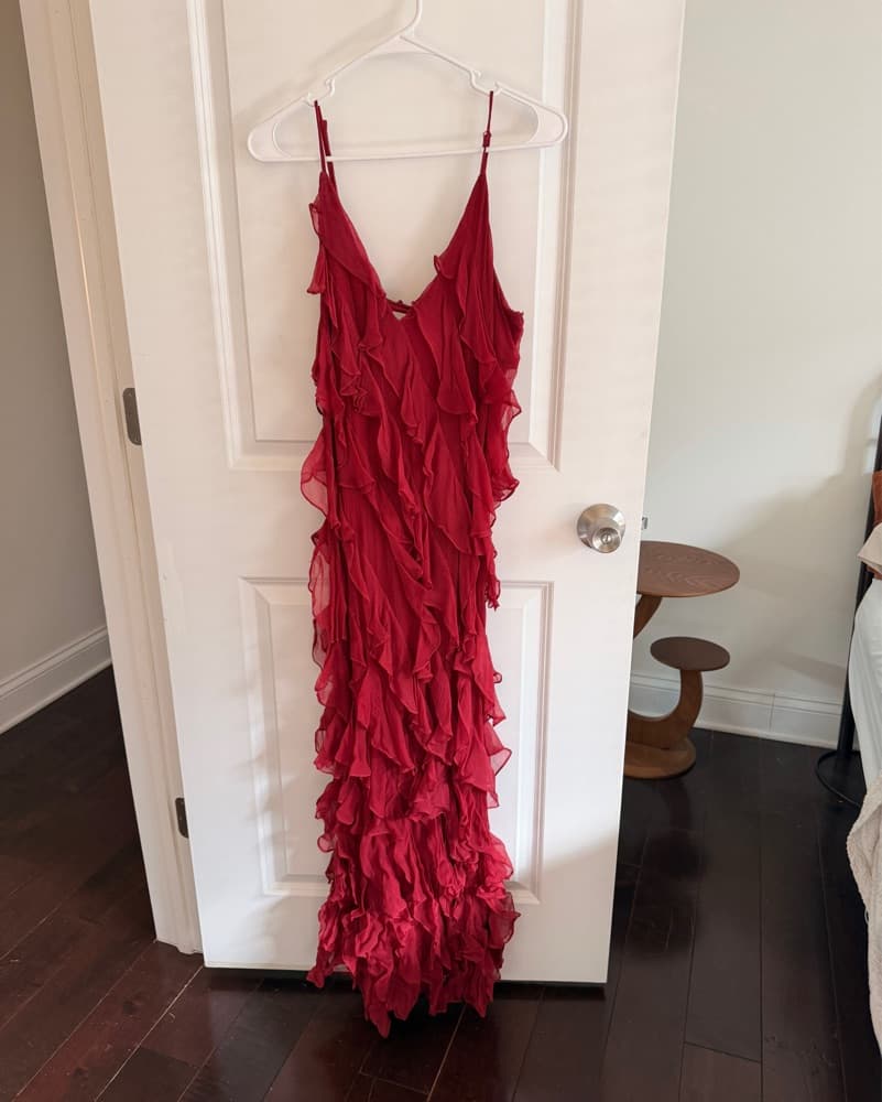 Cecelia Silk Chiffon Maxi Dress - Image 4