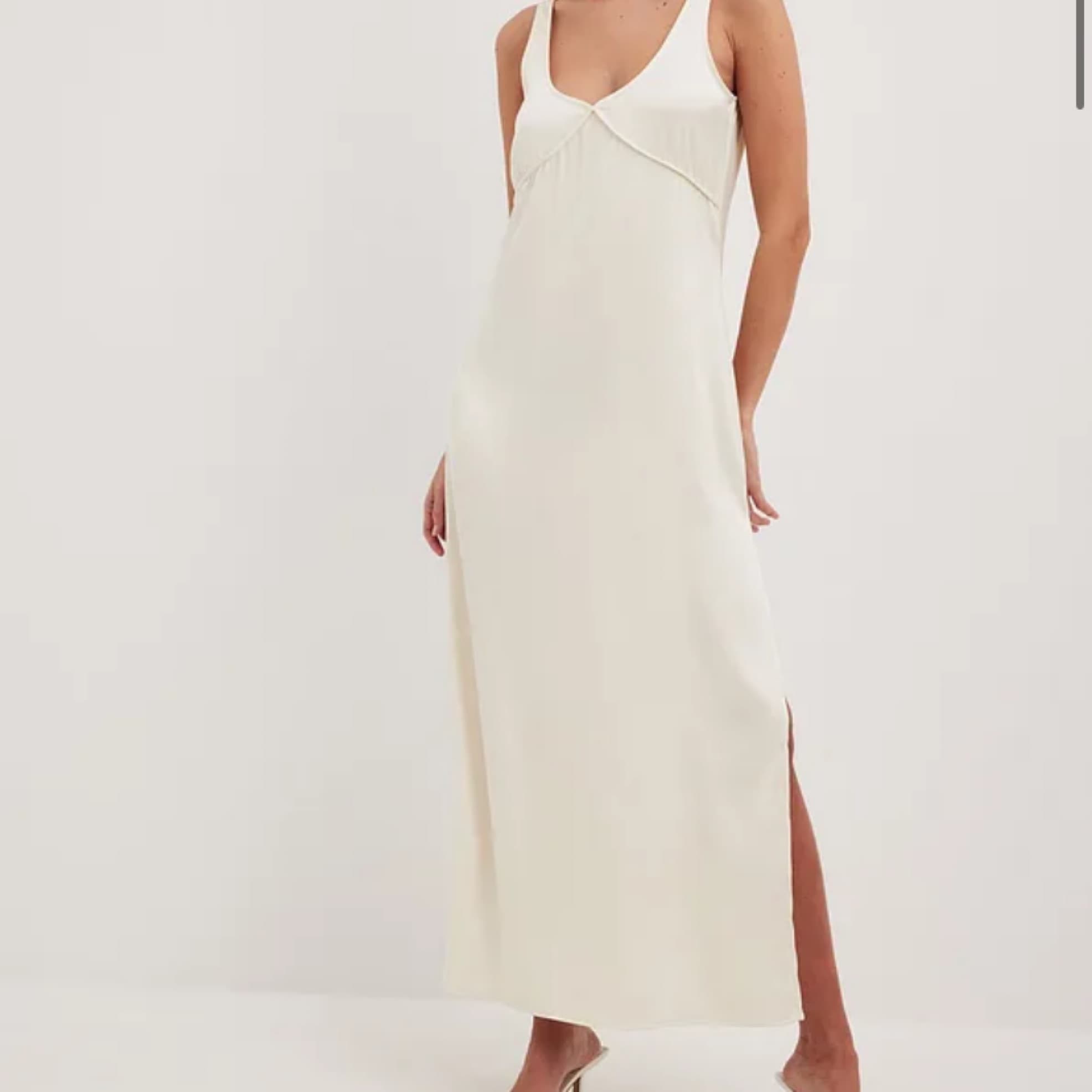 Satin Slit Detail Maxi Dress - Image 2