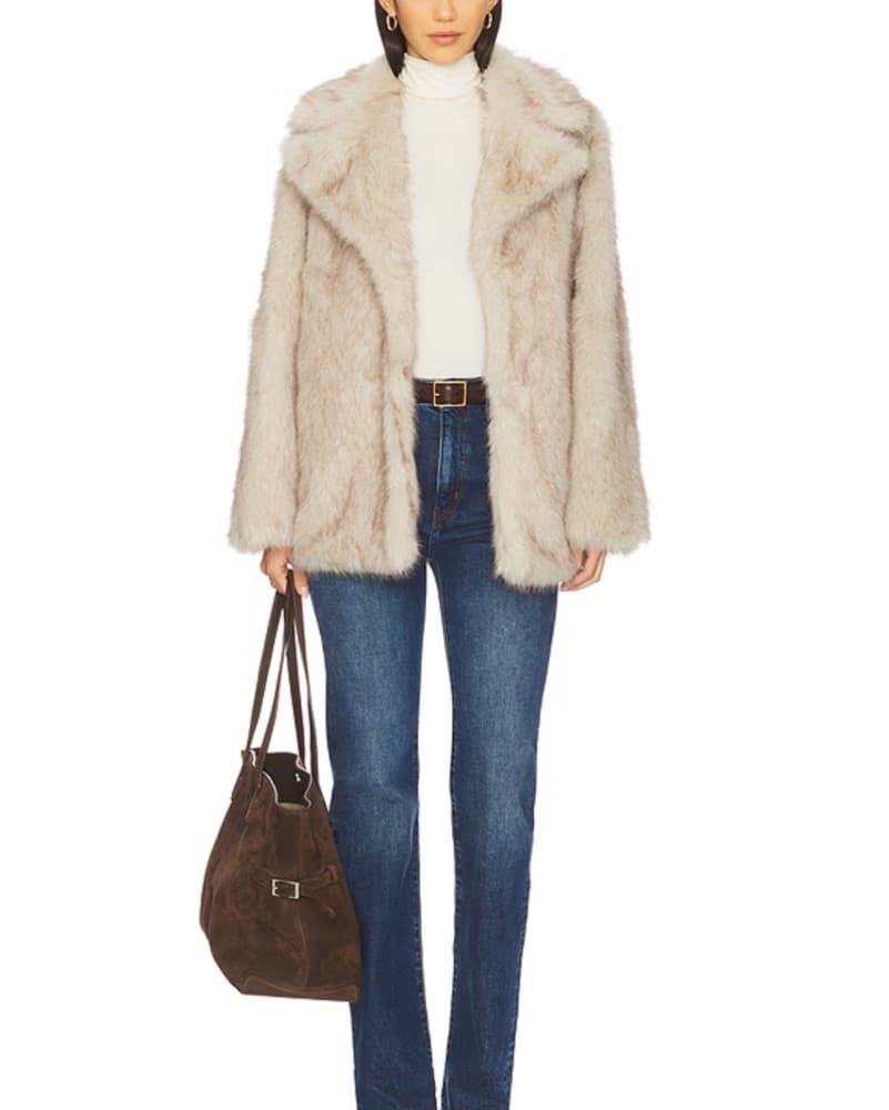 Faux Fur Coat - Image 4