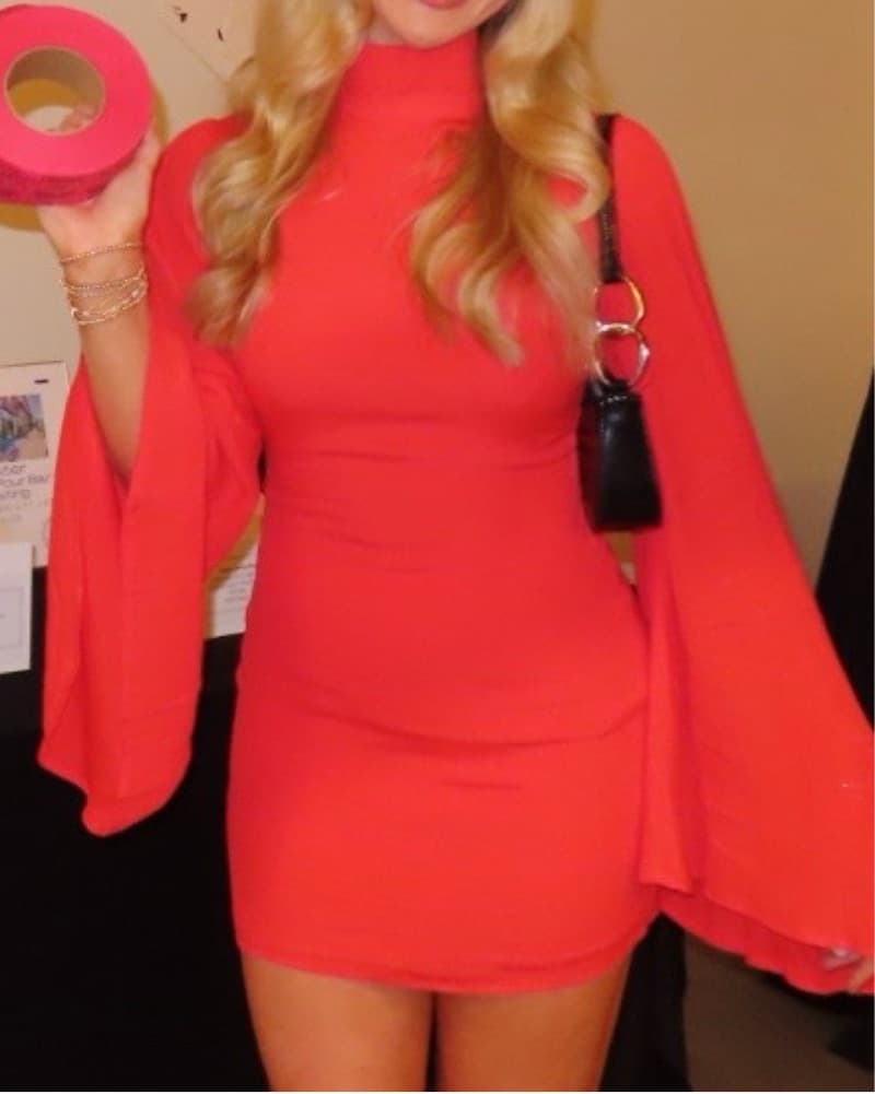 Red Cocktail Dress - Image 2