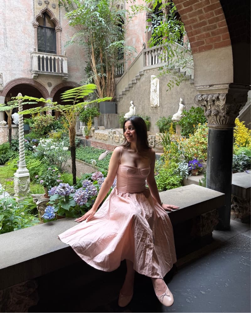 Baby Pink Corset Dress - Image 1