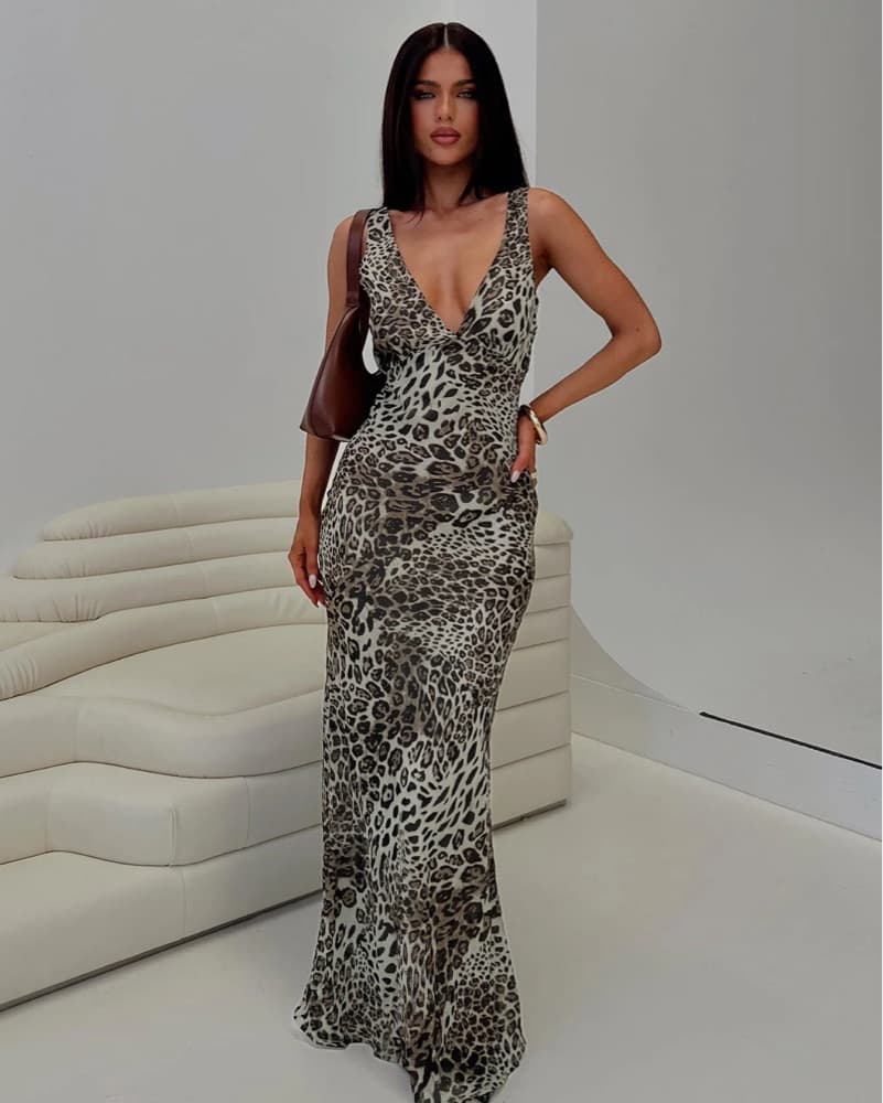 Princess Polly maxi leopard dress - Image 1
