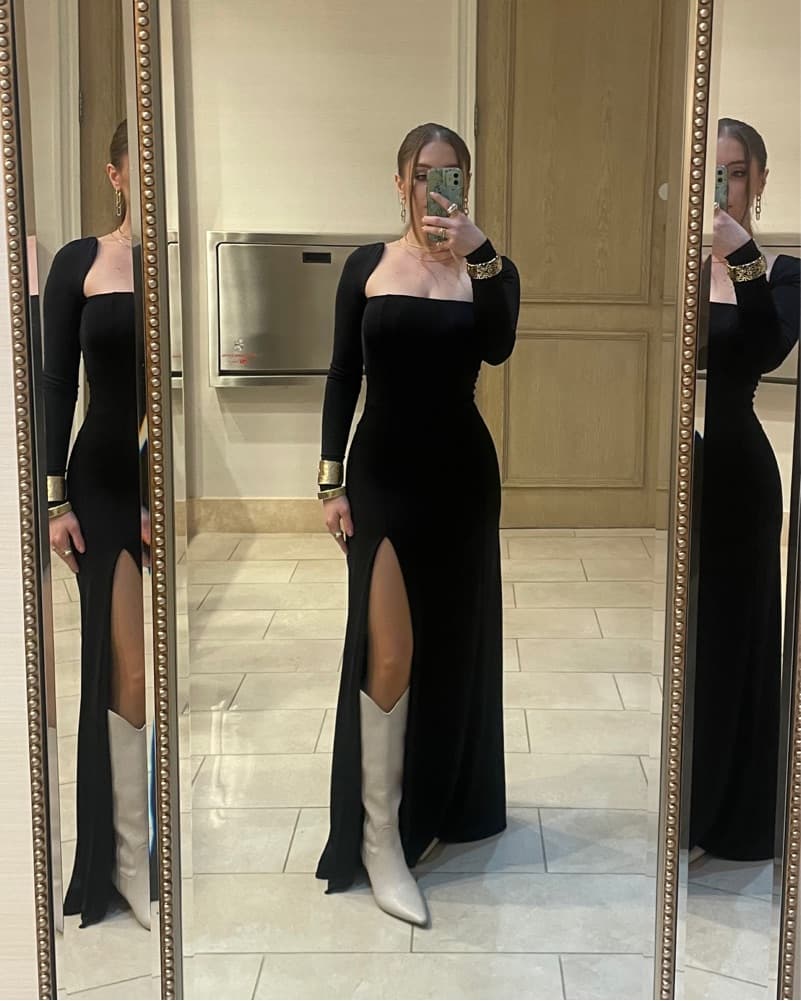 Meshki Desirie Slinky Long Sleeve Dress  - Image 3