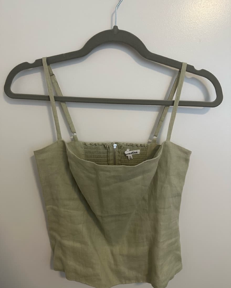 Reformation Overland Linen Top - Image 1
