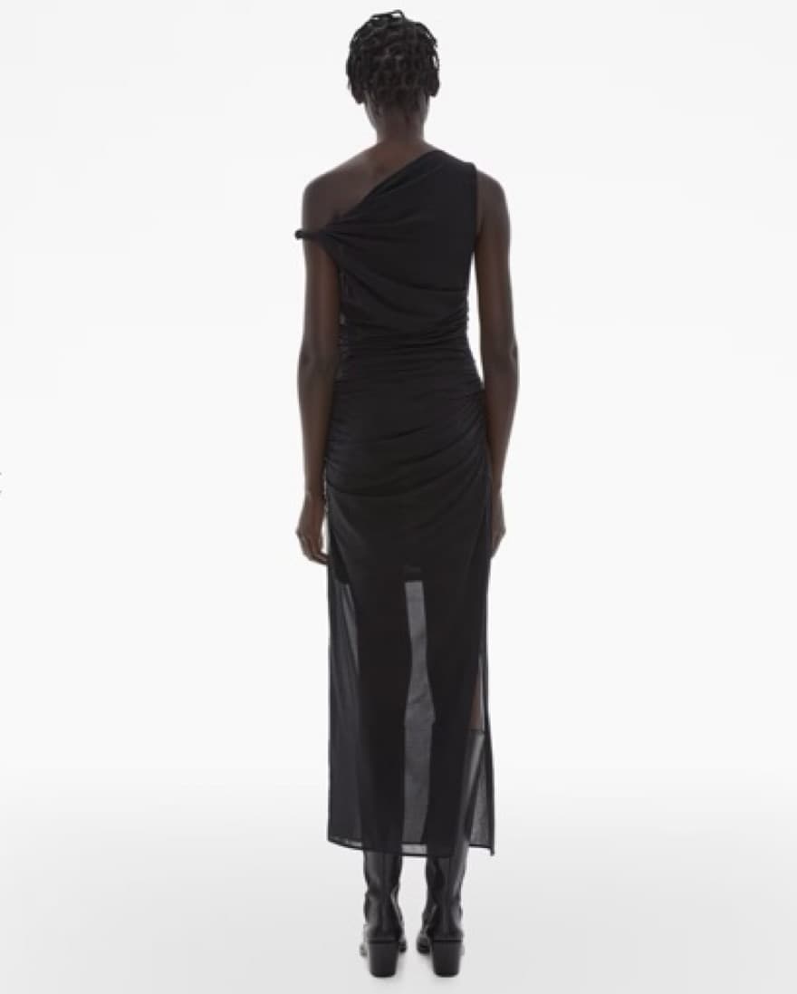 Helmut Lang Asymmetric Maxi Dress - Image 2