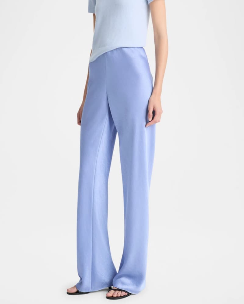 Vince Fluid Satin Bias Pant - Image 1