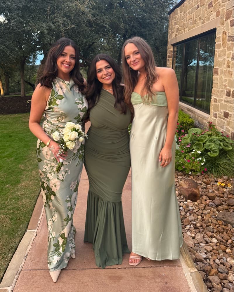 Norma Kamali Olive Green Dress - Image 2