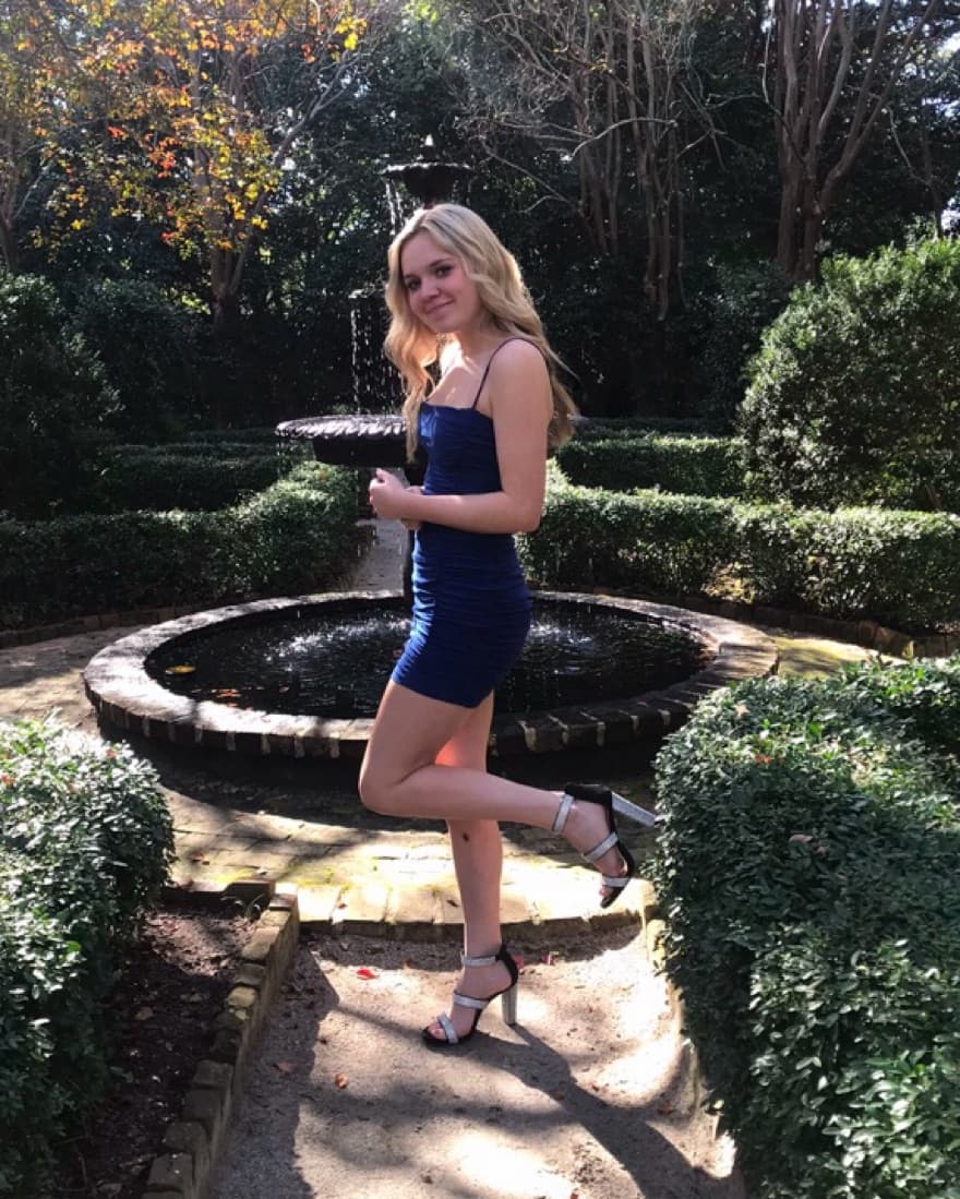 Blue Mini Dress - Image 2