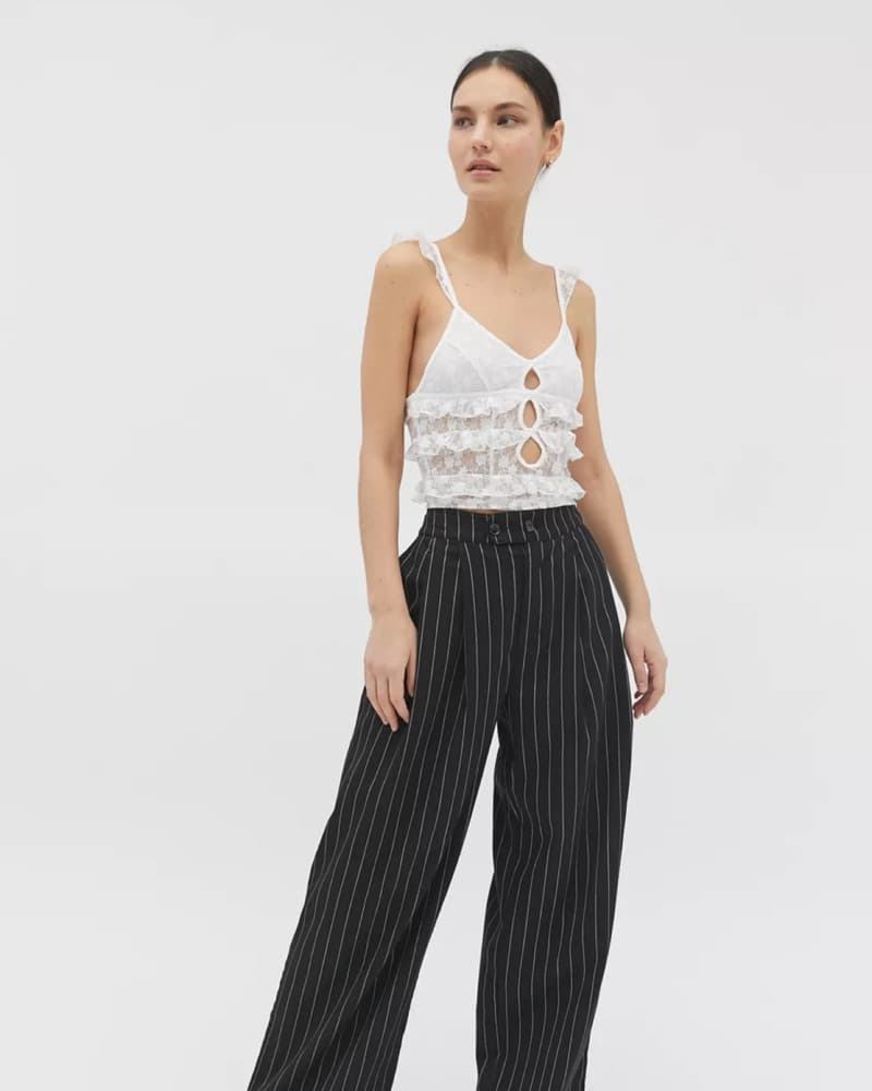 Lace Trimmed Top - Image 4