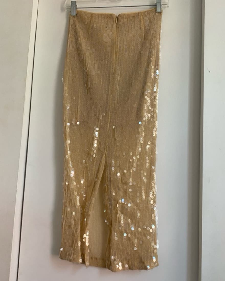 J Crew Sequin Midi Skirt - Image 5