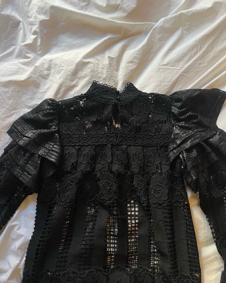 Anna Sui Victorian Lace Top - Image 2