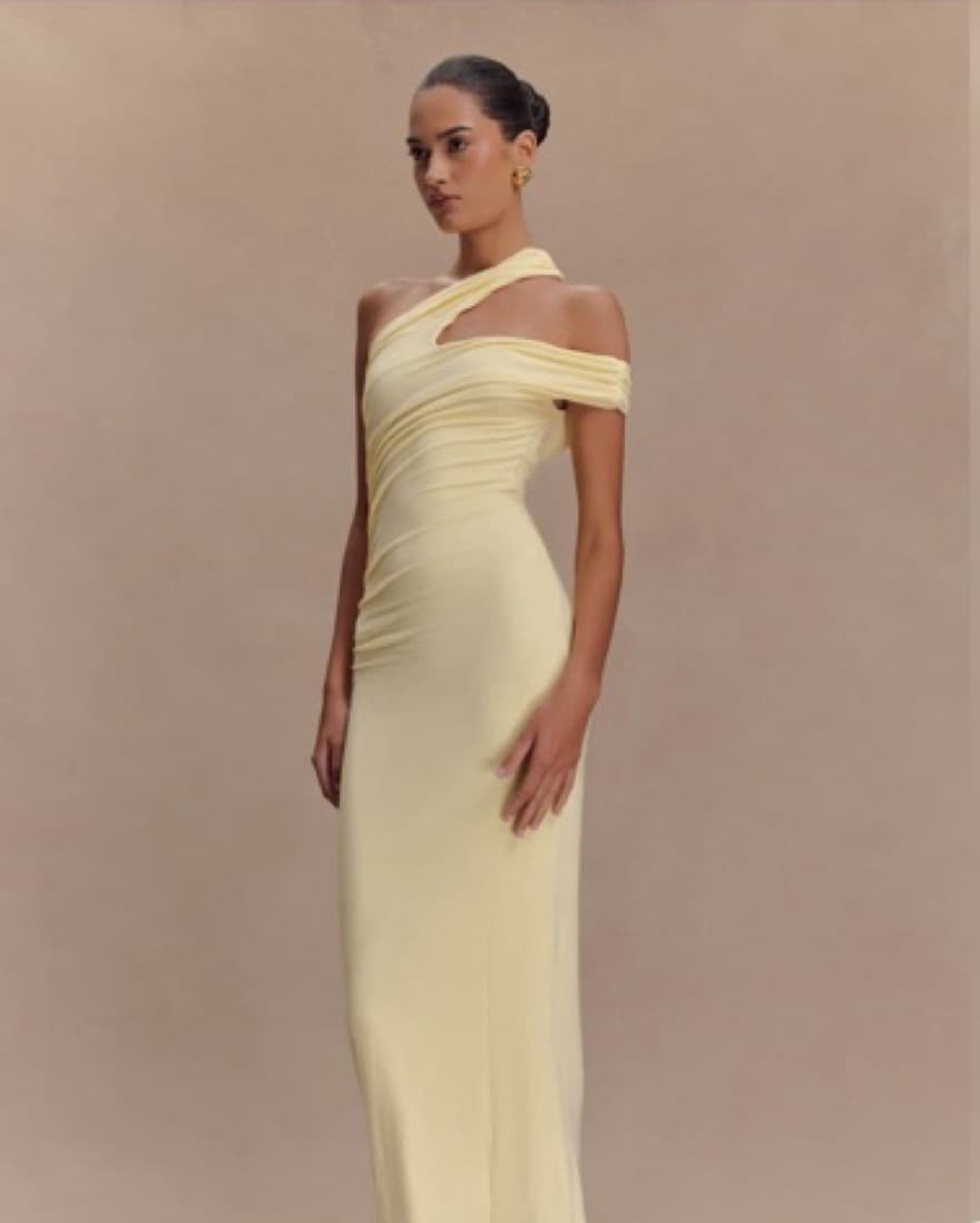 MESHKI Yellow Dress - Image 3