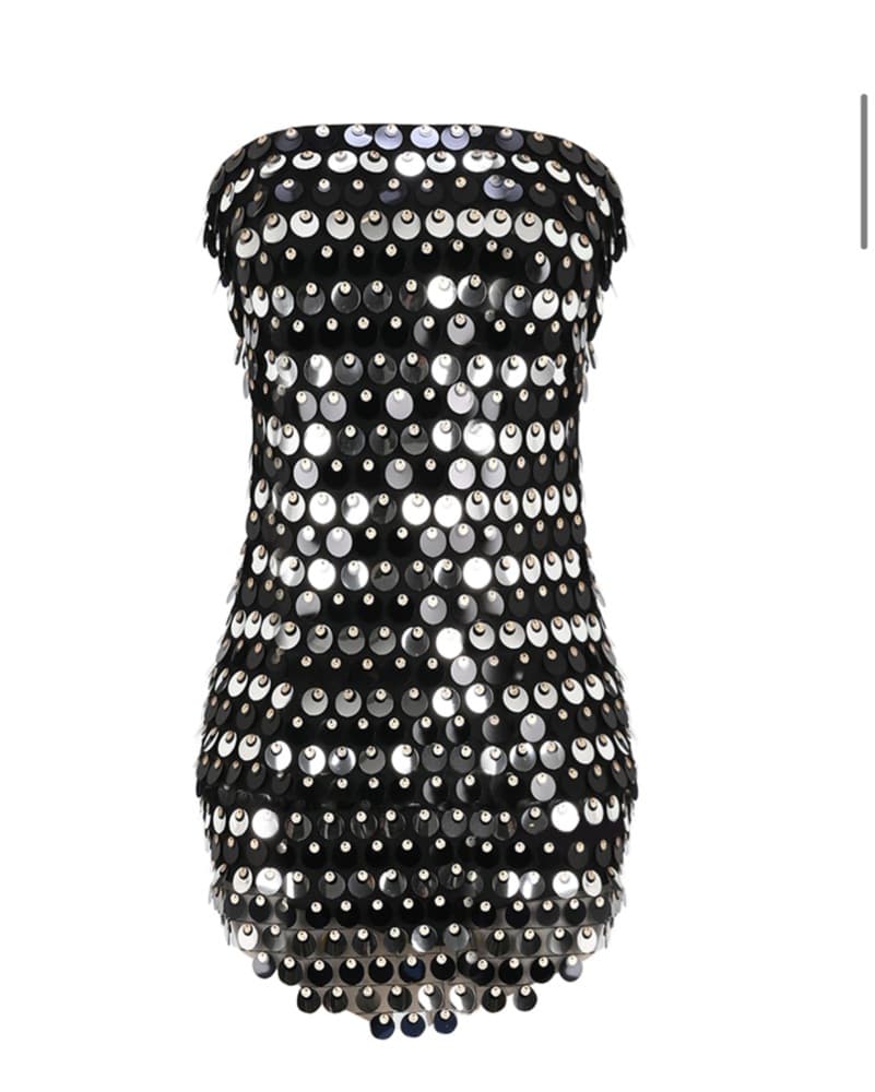 Glamorous Sequin Mini Dress - Image 3