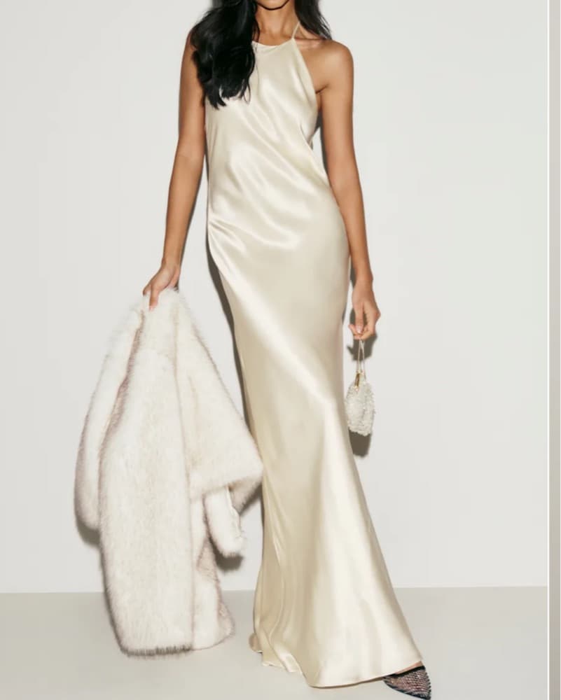 Reformation Jeany Silk Dress - Image 1