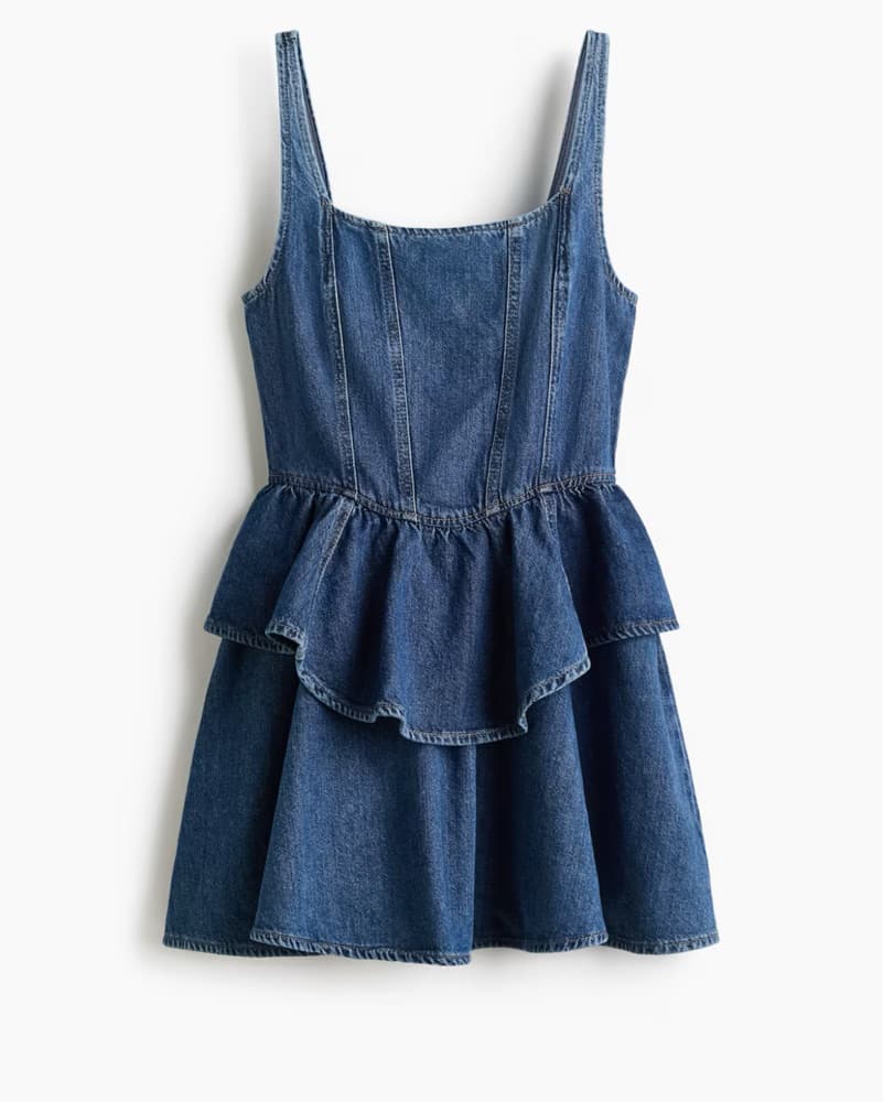Denim Mini Dress - Image 1