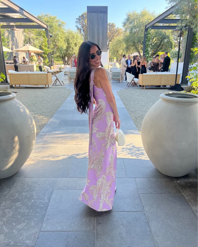 Hemant & Nandita Pink Gown - Image 1