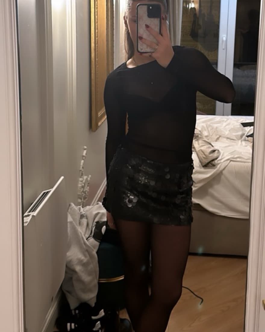 Black Guizio Mini Skirt  - Image 3