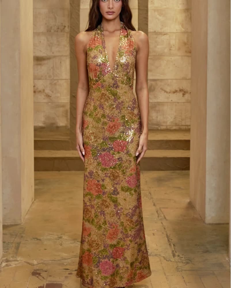 Fait Par Fouch LIANA DRESS FLEUR SEQUIN - Image 2