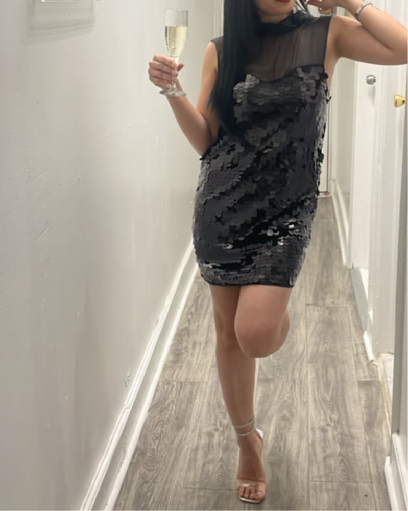 Sequin Mini Party Dress - Image 1